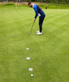 Pure Stroke Putting Ghost Holes and Discs