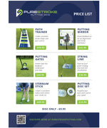 A4 Price List Poster